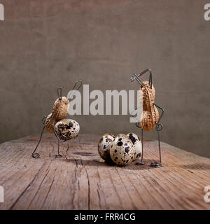 Simple Things - Easter Peanut Bunnies Stock Photo