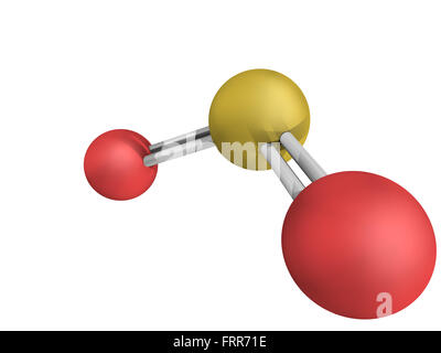 sulfur dioxide molecule