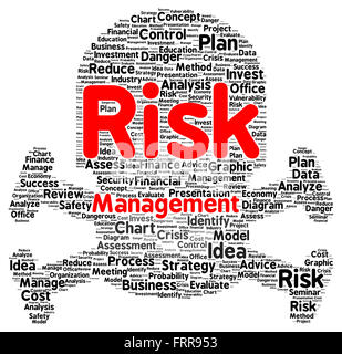 Risk control word cloud concept Stock Photo - Alamy