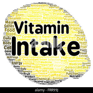 Vitamin intake word cloud concept with abstract background Stock Photo ...