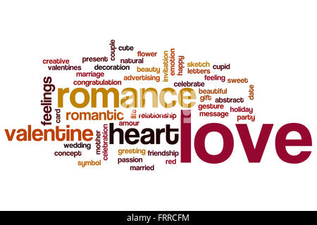 Love concept word cloud background Stock Photo