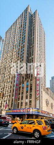 Radio City Music Hall building, New York city, USA. Stock Photo