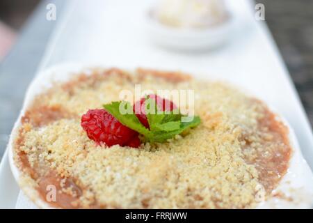 Apple Crumble Stock Photo