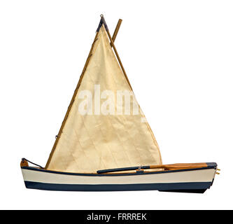 Wooden sailboat Stock Photo