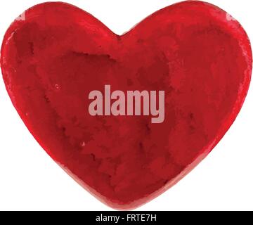 Vector Heart on white background Stock Vector
