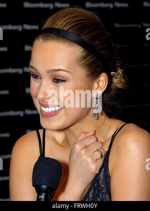 Washington, DC., USA, 21th April, 2007 Petra Nemcova arrives at  the Costa Rican Embassy for  the Bloomberg after party, following the White House Correspondents Dinner at the Washington Hilton Hotel Credit: Mark Reinstein Stock Photo