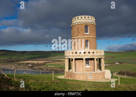 Clavell Tower; Kimmeridge Bay; Dorset; UK Stock Photo