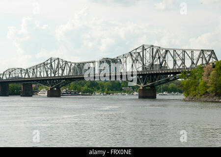 Alexandra Bridge - Ottawa - Canada Stock Photo