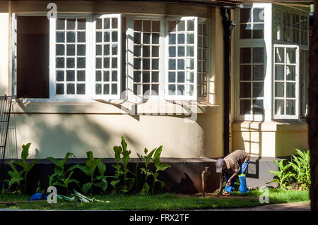 Colonial house, Baines Street, Avenues district, CBD, Harare, Zimbabwe Stock Photo