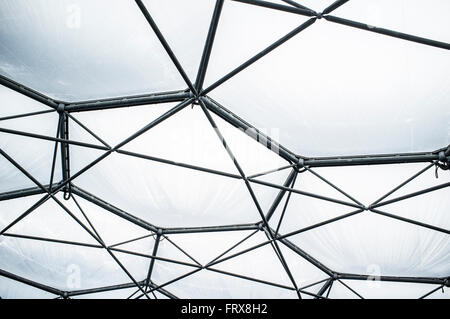 Eden Project, Biome Structure. Stock Photo