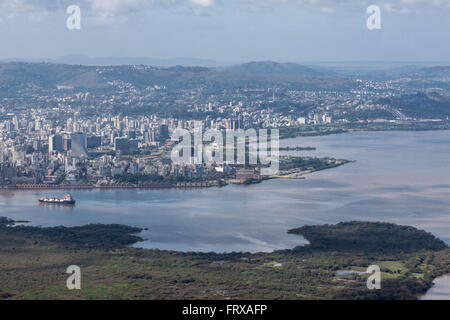 Porto Alegre Guaiba River Brazil Stock Photo