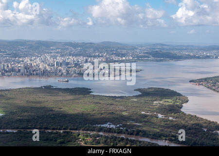 Porto Alegre Guaiba River Brazil Stock Photo