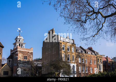 Charterhouse Square, Clerkenwell, London, England, U.K. Stock Photo