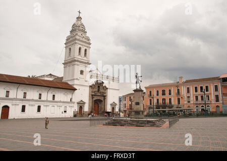 Santo Domingo church, Quito, Ecuador Stock Photo