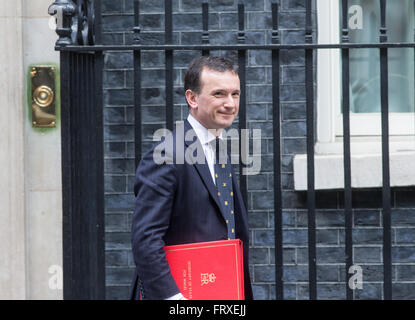 New Secretary of State for Wales,Alun Cairns at Downing street for a Cabinet meeting after his new appointment Stock Photo