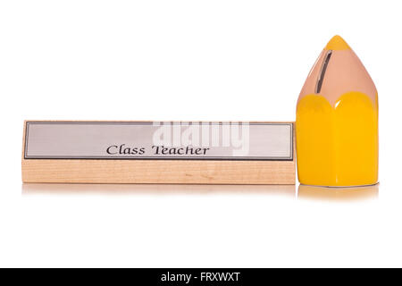 class teachers salary pay cuts cutout Stock Photo