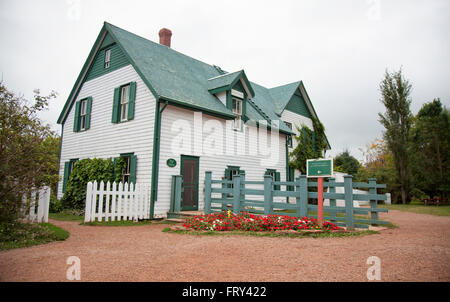 CAVENDISH, PEI - SEPTEMBER 1, 2013: Green Gables, located in Cavendish in the Prince Edward Island National Park, is a popular t Stock Photo