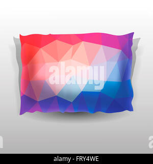 Colorful Soft Pillow Stock Photo