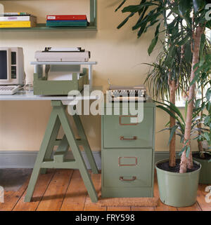 Filing Cabinets In Home Office Stock Photo 243478373 Alamy