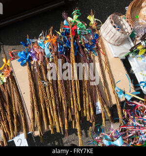 Traditional Easter kourbashes on sale at a local market in Bratislava ...