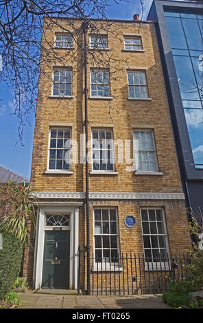 London, Islington   John Wesley's house in City Road Stock Photo