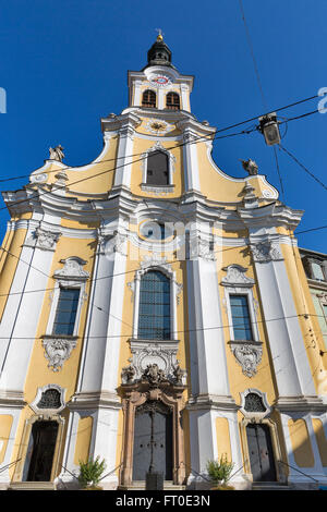 Barmherzigenkirche church facade in Graz, Styria, Austria