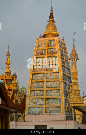 Shwedagon Pagoda, Yangon, Rangoon, capital of Myanmar, Burma Stock Photo