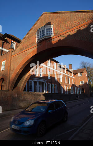 Marlborough college extrior buildings, Wiltshire, UK. Stock Photo