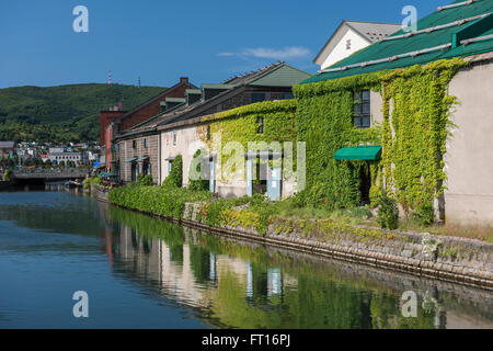 The Otaru Canal, Hokkaido, Japan Stock Photo