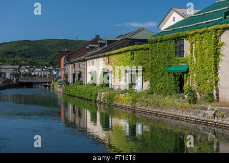 The Otaru Canal, Hokkaido, Japan Stock Photo