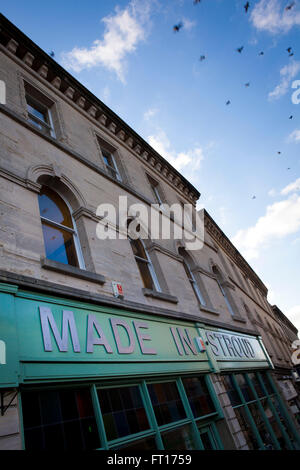 Stroud town in Gloucestershire. PICTURED HERE: some of Stroud's interesting architecture. Stock Photo