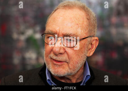 Baden-Baden, Germany. 5th February, 2016. Gerhard Richter press conference to his new exhibition 'Birkenau' Stock Photo