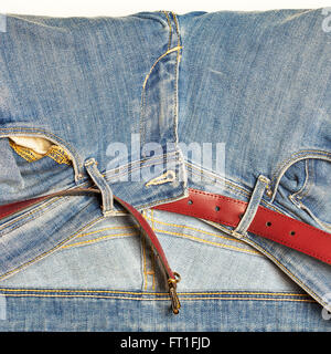 Jeans with Belt Stock Photo