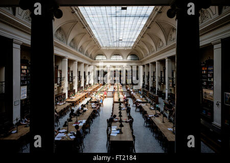 Library at the University of Vienna, Austria, Europe Stock Photo