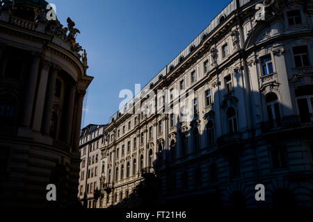 Ornate buildings in Vienna, Austria, Europe Stock Photo