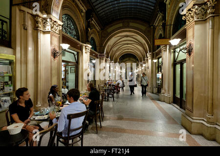 Beaulieu Épicerie fine & Bistrot at Ferstel-Passage Palace in Vienna, Austria, Europe Stock Photo