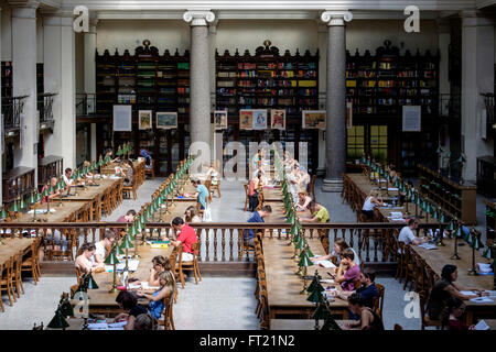 Library at the University of Vienna, Austria, Europe Stock Photo