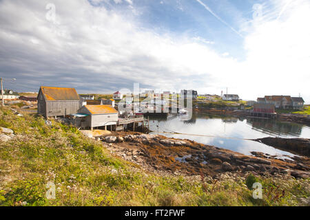 Peggys  Cove in Nova Scotia Canada Stock Photo