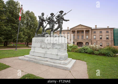 Charlottetown, PEI - SEPTEMBER 2, 2013: Province House is Prince Edward Island's provincial legislature and a National Historic Stock Photo