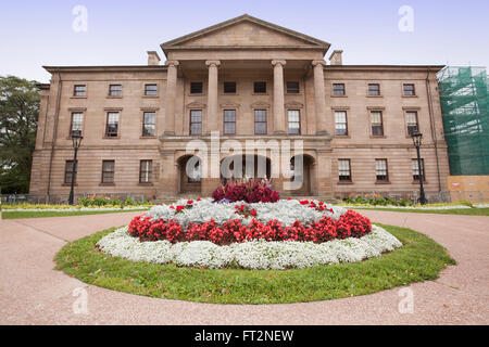 Charlottetown, PEI - SEPTEMBER 2, 2013: Province House is Prince Edward Island's provincial legislature and a National Historic Stock Photo