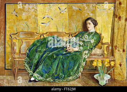 Childe Hassam - April - (The Green Gown) - Gibbes Museum of Art Stock Photo