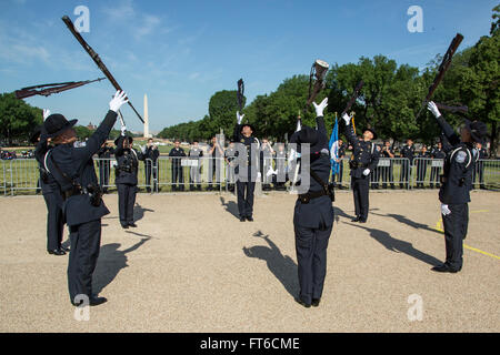 Washington, DC: The 13th Annual Steve Young Honor Guard Competition took place this year featured Border Patrol, the Office of Field Operations, and the Office of Air and Marine. The competition is part of Police Week.  Photos by: Josh Denmark Stock Photo