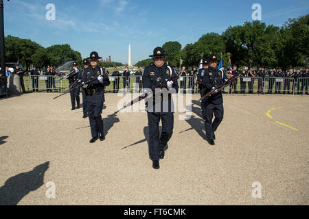 Washington, DC: The 13th Annual Steve Young Honor Guard Competition took place this year featured Border Patrol, the Office of Field Operations, and the Office of Air and Marine. The competition is part of Police Week.  Photos by: Josh Denmark Stock Photo