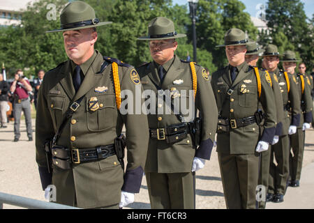 Washington, DC: The 13th Annual Steve Young Honor Guard Competition took place this year featured Border Patrol, the Office of Field Operations, and the Office of Air and Marine. The competition is part of Police Week.  Photos by: Josh Denmark Stock Photo