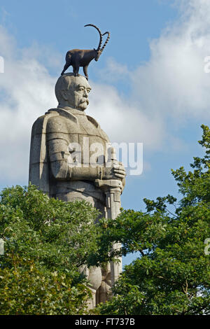 Bismarck Monument, Hamburg, Germany, Europe Stock Photo