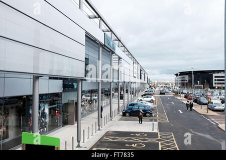 Primark and Next shops in the center of Plymouth at Drakes Circus ...