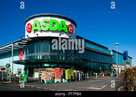 Asda supermarket, UK. Stock Photo