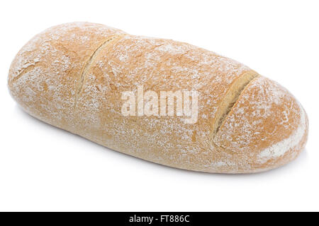 Bread on isolated white background Stock Photo - Alamy
