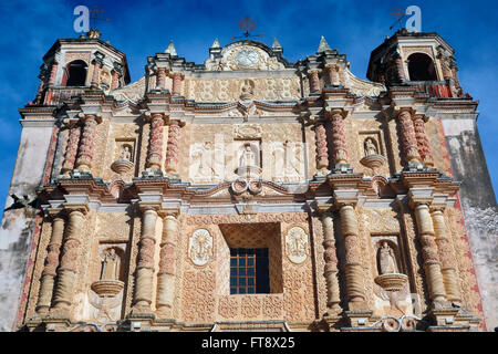 Templo and Ex-Convento de Santo Domingo, San Cristobal de las Casas, Chiapas, Mexico Stock Photo