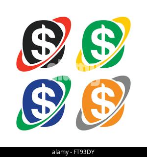 Money Networks Stock Vector